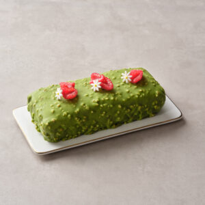 Matcha Raspberry Pound Cake