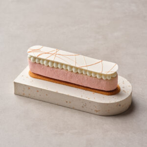 Peach Oolong Mousse Cake