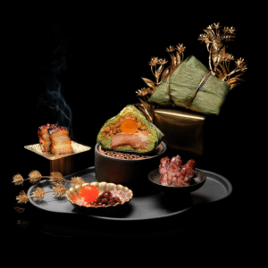 Cantonese Style Honey-Glazed Pork Char Siew Rice Dumpling
