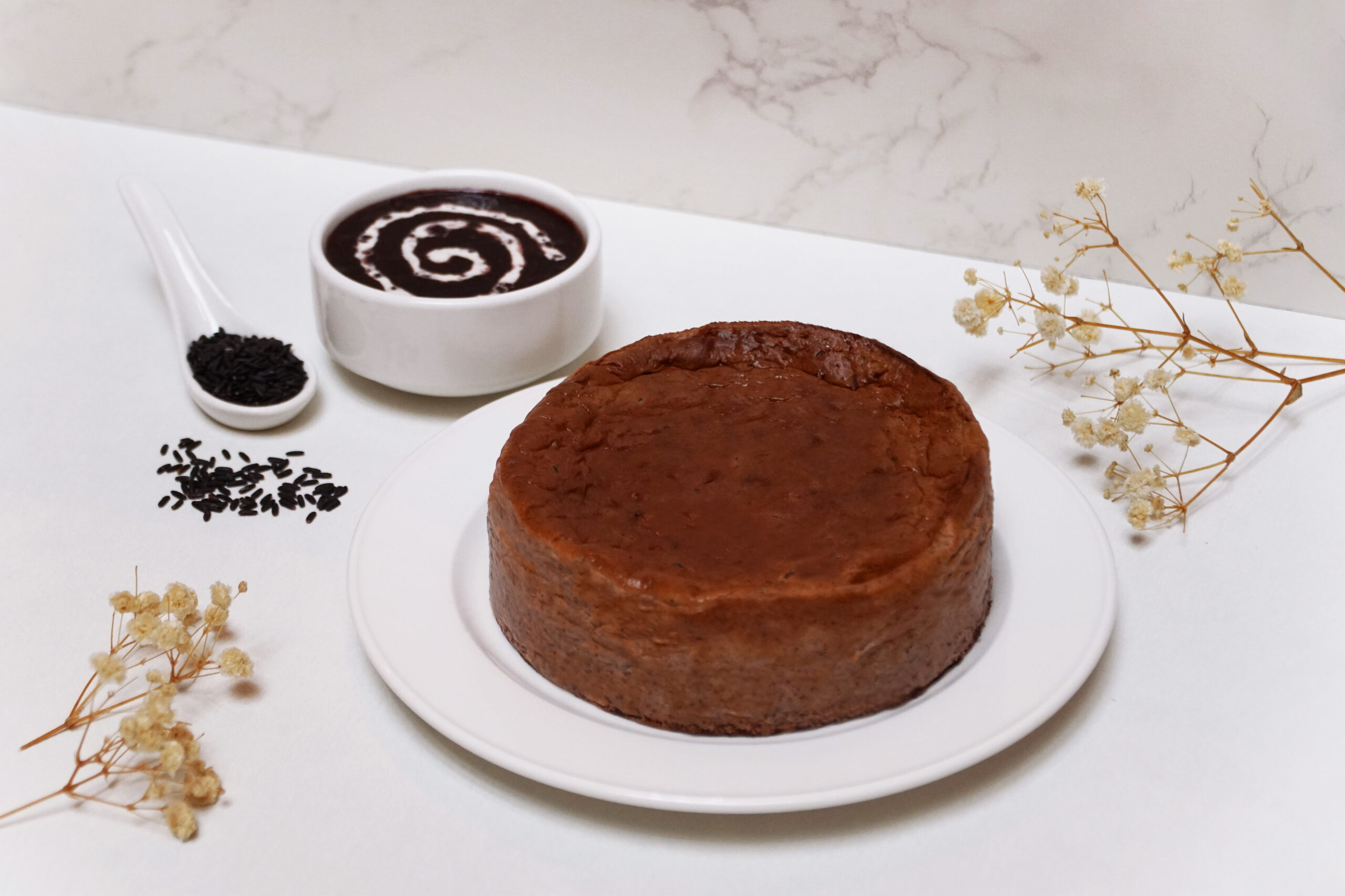 Java+ Pulut Hitam Burnt Cheesecake